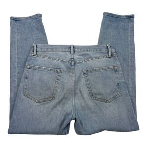 Frame Le Original Womens Size 27 Jeans Bluejay Rips Button Fly Distressed Ankle